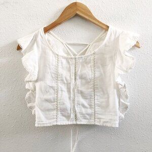 ZARA Marine High Rise Wide‎ Leg Stretchy Jeans Size 0